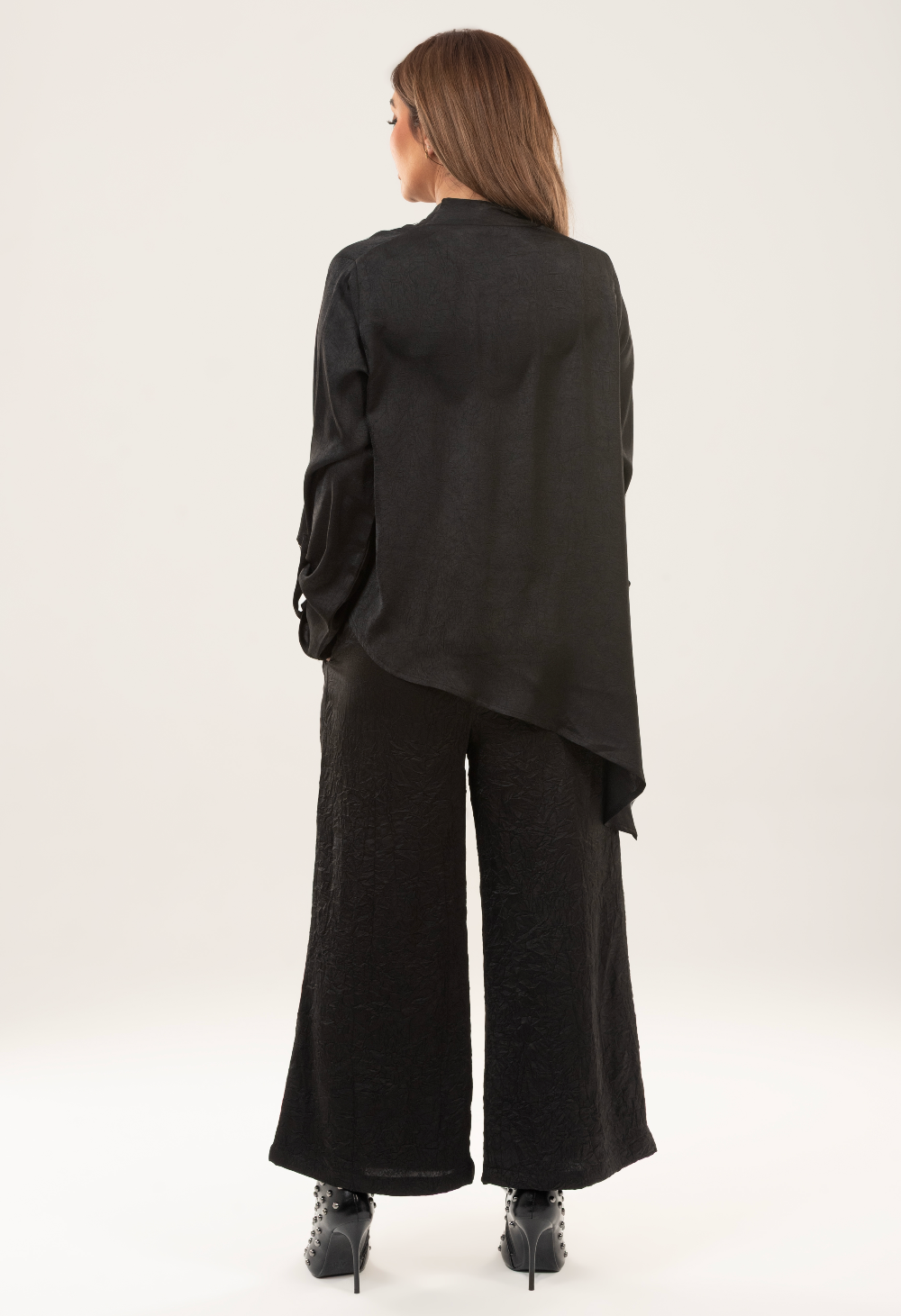 Satin asymmetrical Set