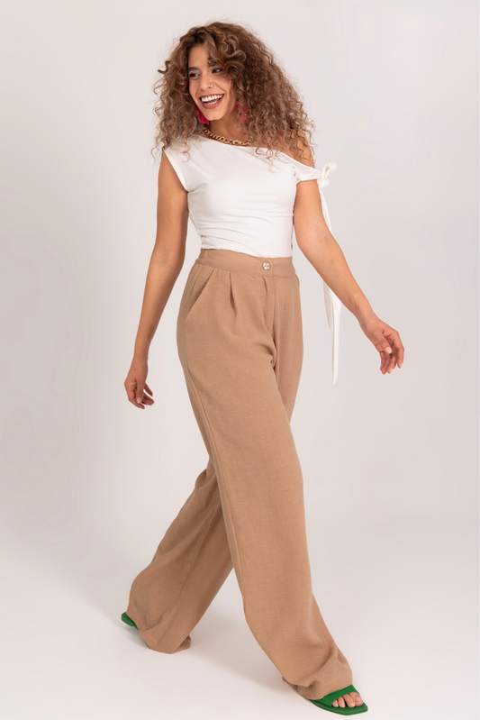 Linen Wide leg pants