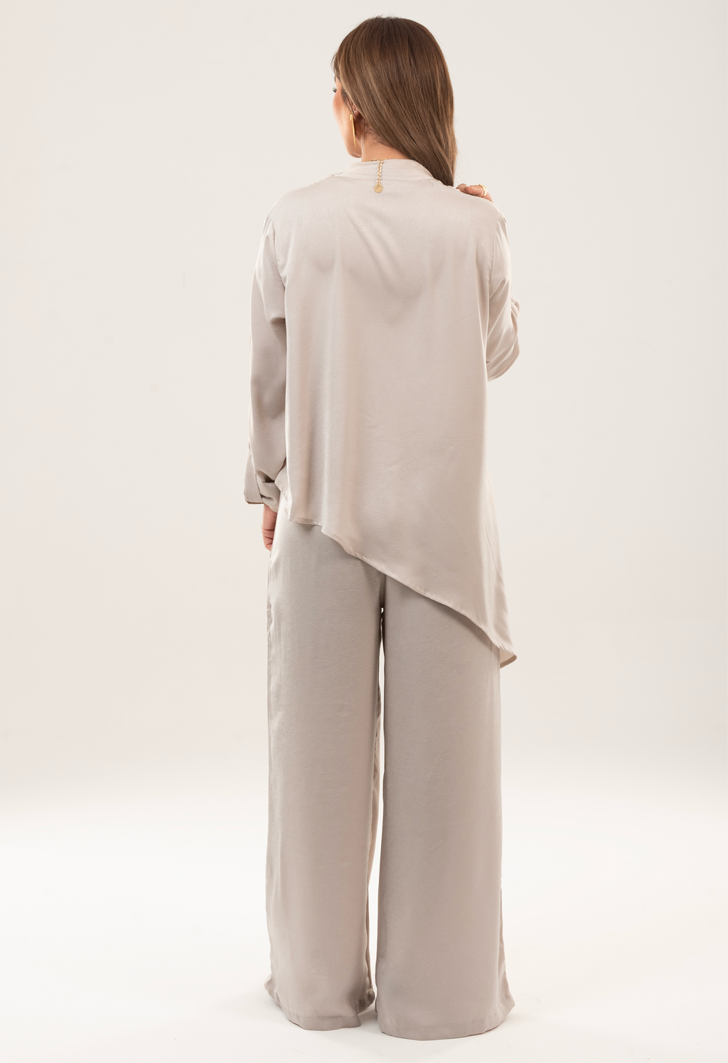 Satin asymmetrical Set