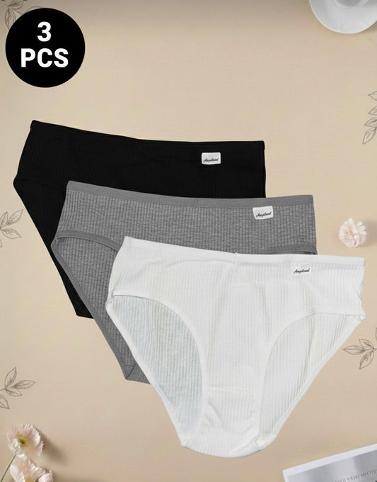 3pcs Low-Rise Panties Set