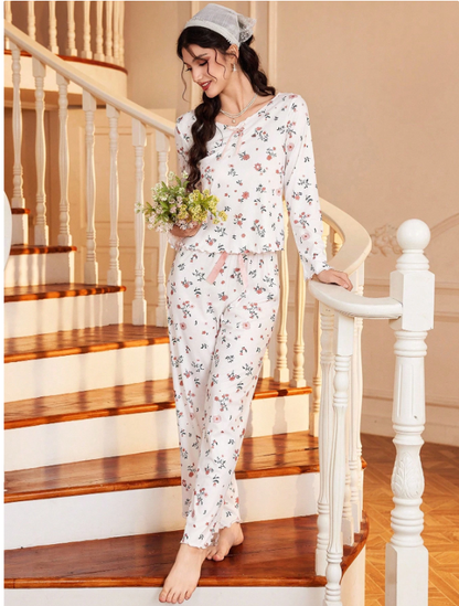 Romantic Floral Sleepwear Set