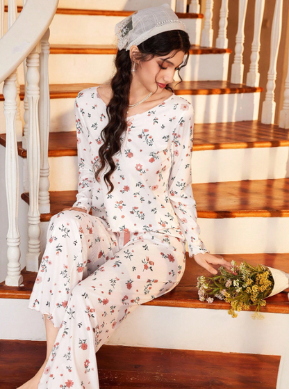 Romantic Floral Sleepwear Set