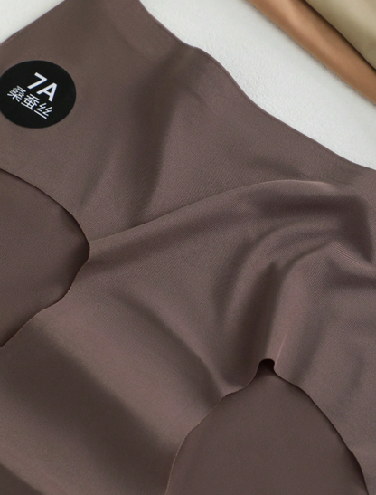 5Pcs Seamless Panties Ice Silk Panties For Women