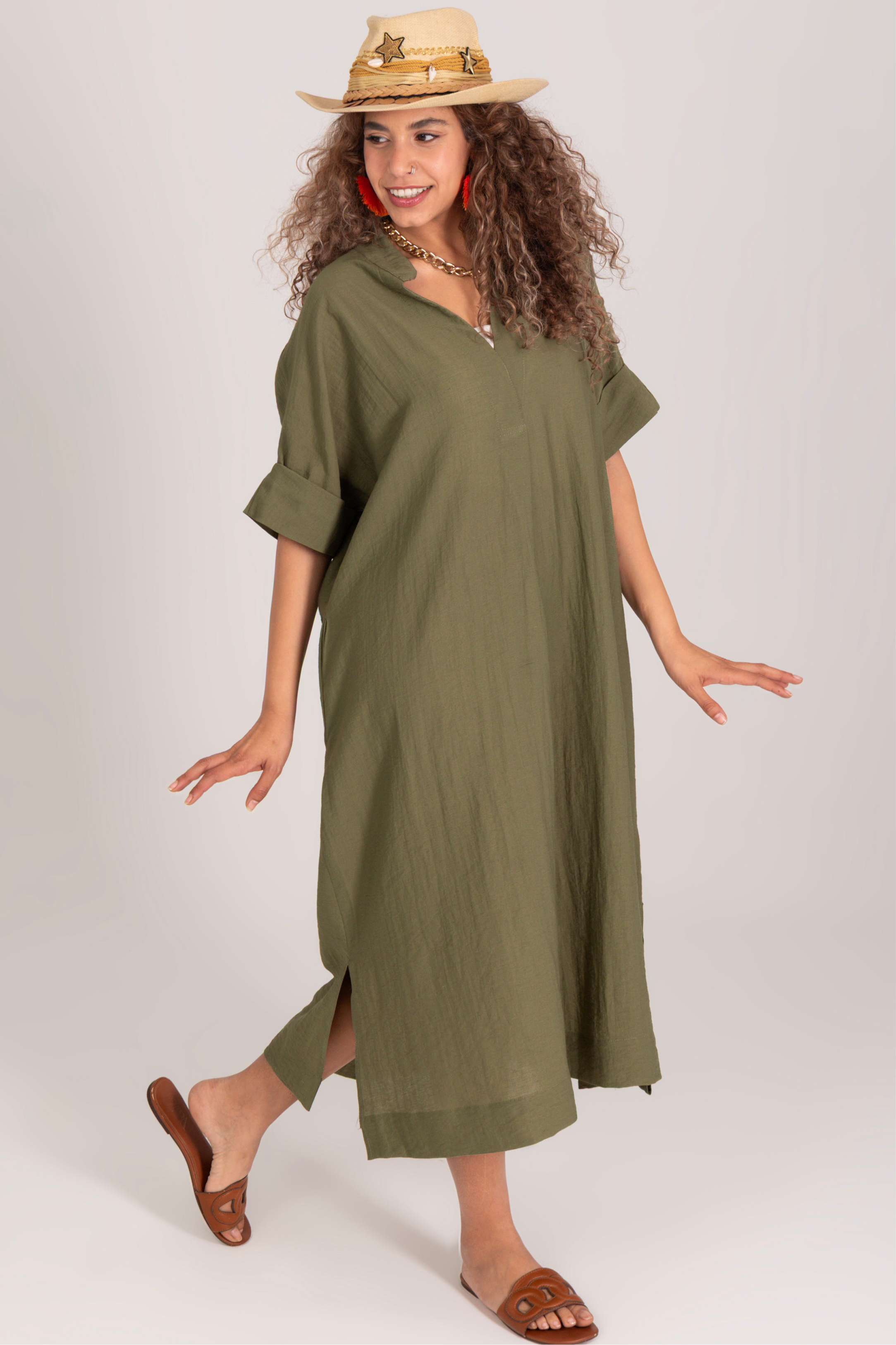 Summer Breeze Linen Dress