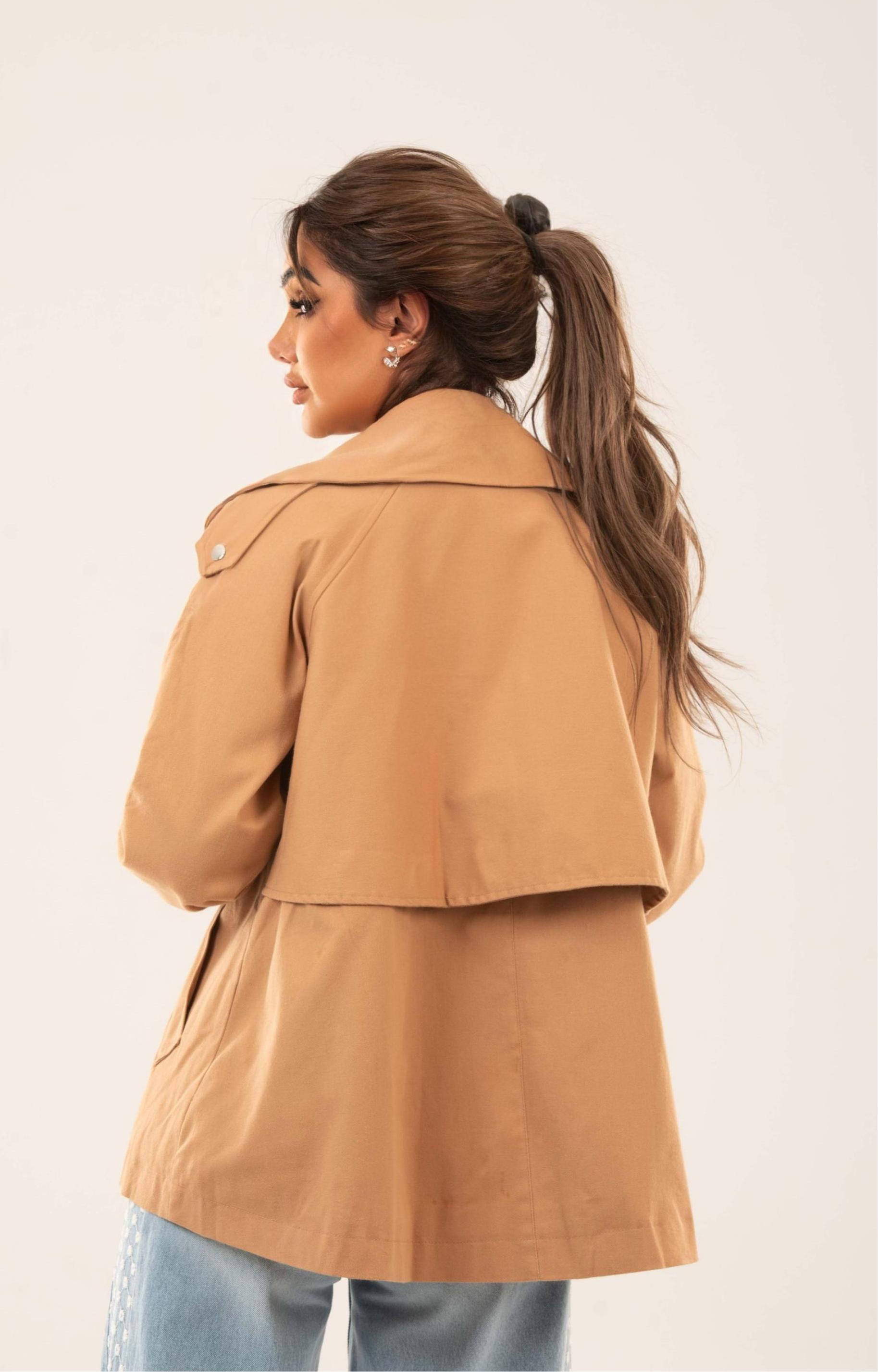 Trench Gaberdine Jacket - Amaze