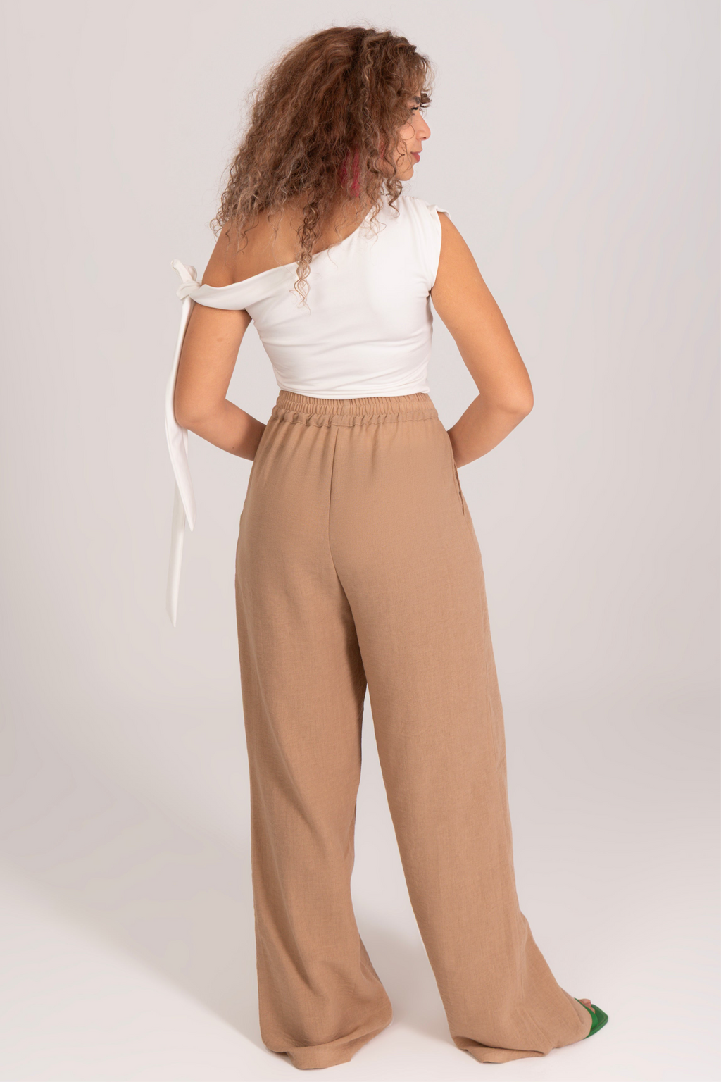 Linen Wide leg pants