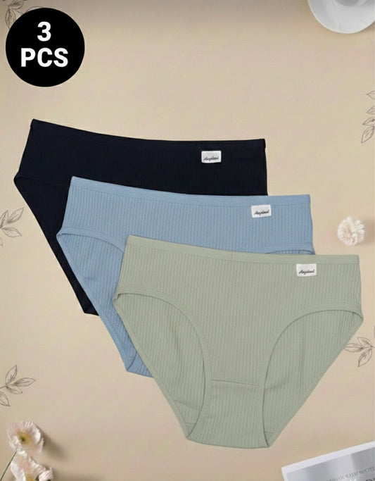 3pcs Low-Rise Panties Set