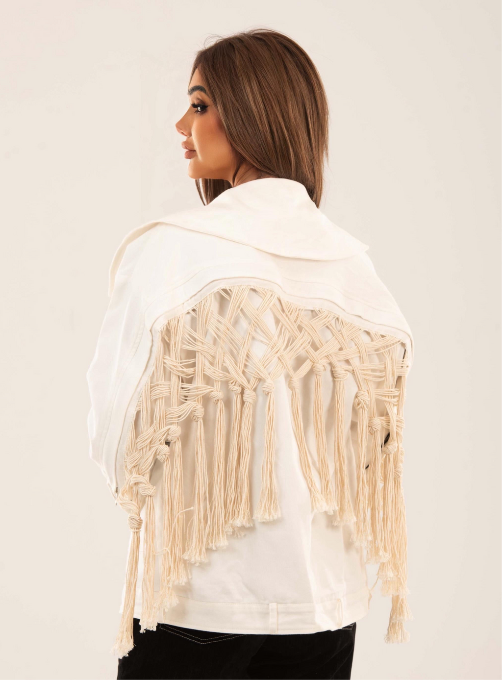 Boho Fringe Oversized Jacket - Amaze