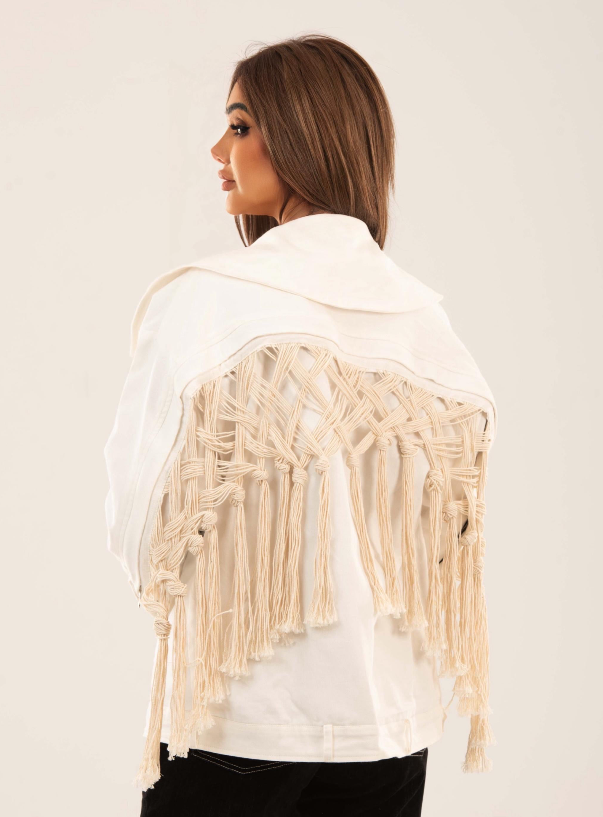 Boho Fringe Oversized Jacket - Amaze