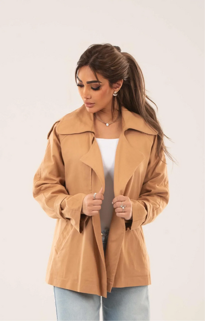 Trench Gaberdine Jacket - Amaze