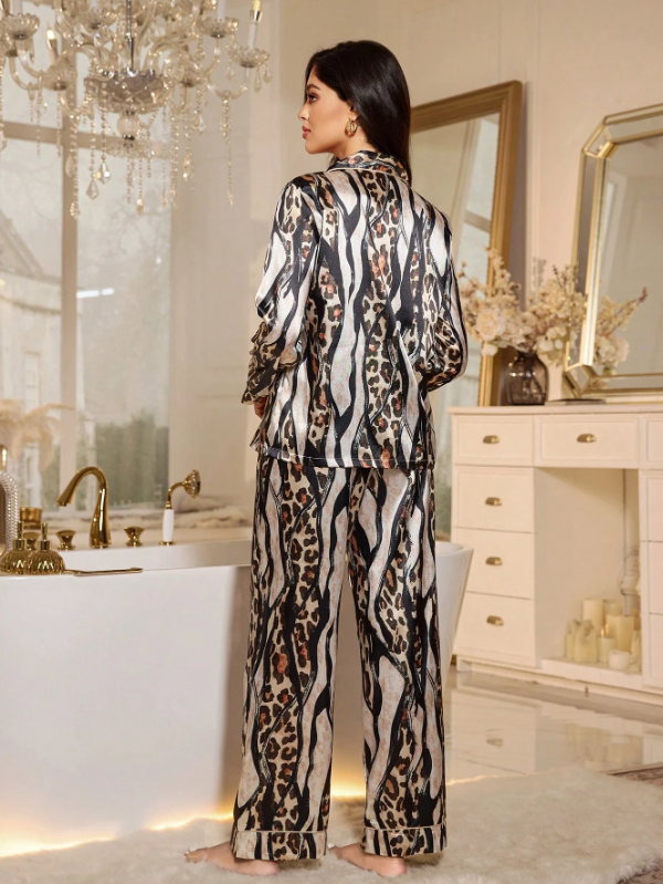 Women Satin Pajama Set