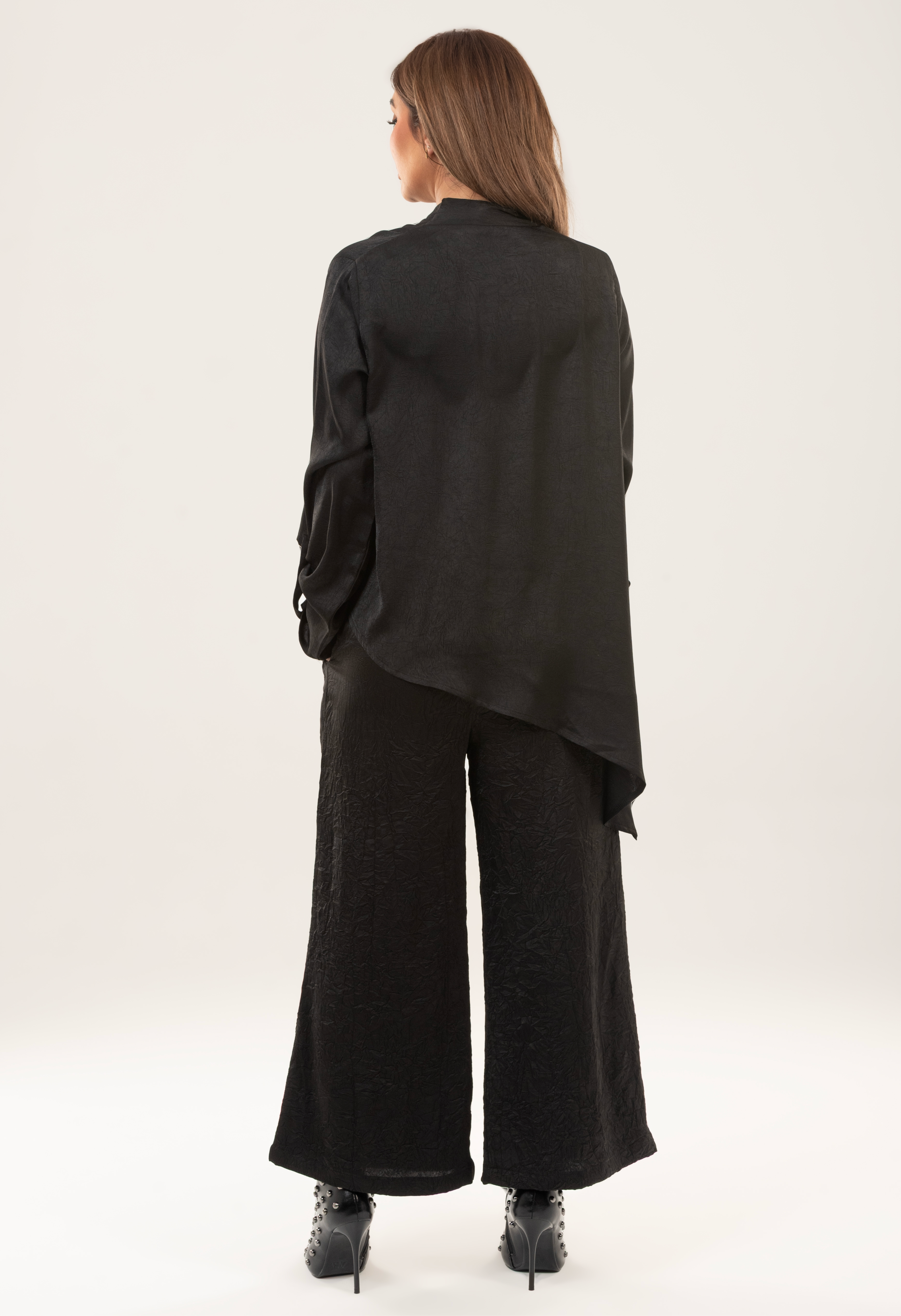 Satin asymmetrical Set