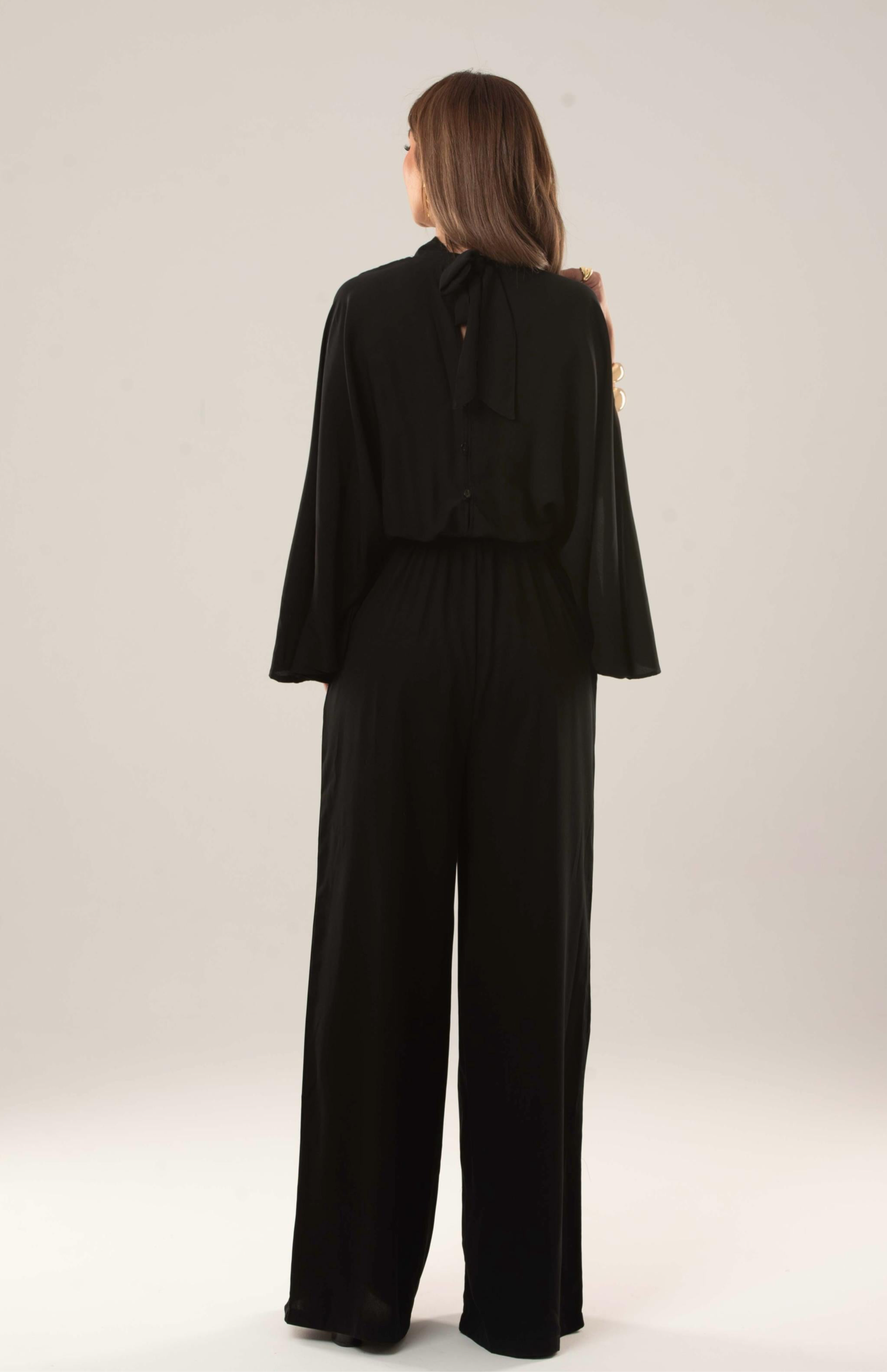 Wide Leg Open Sleeves Jumpsuits - Amaze