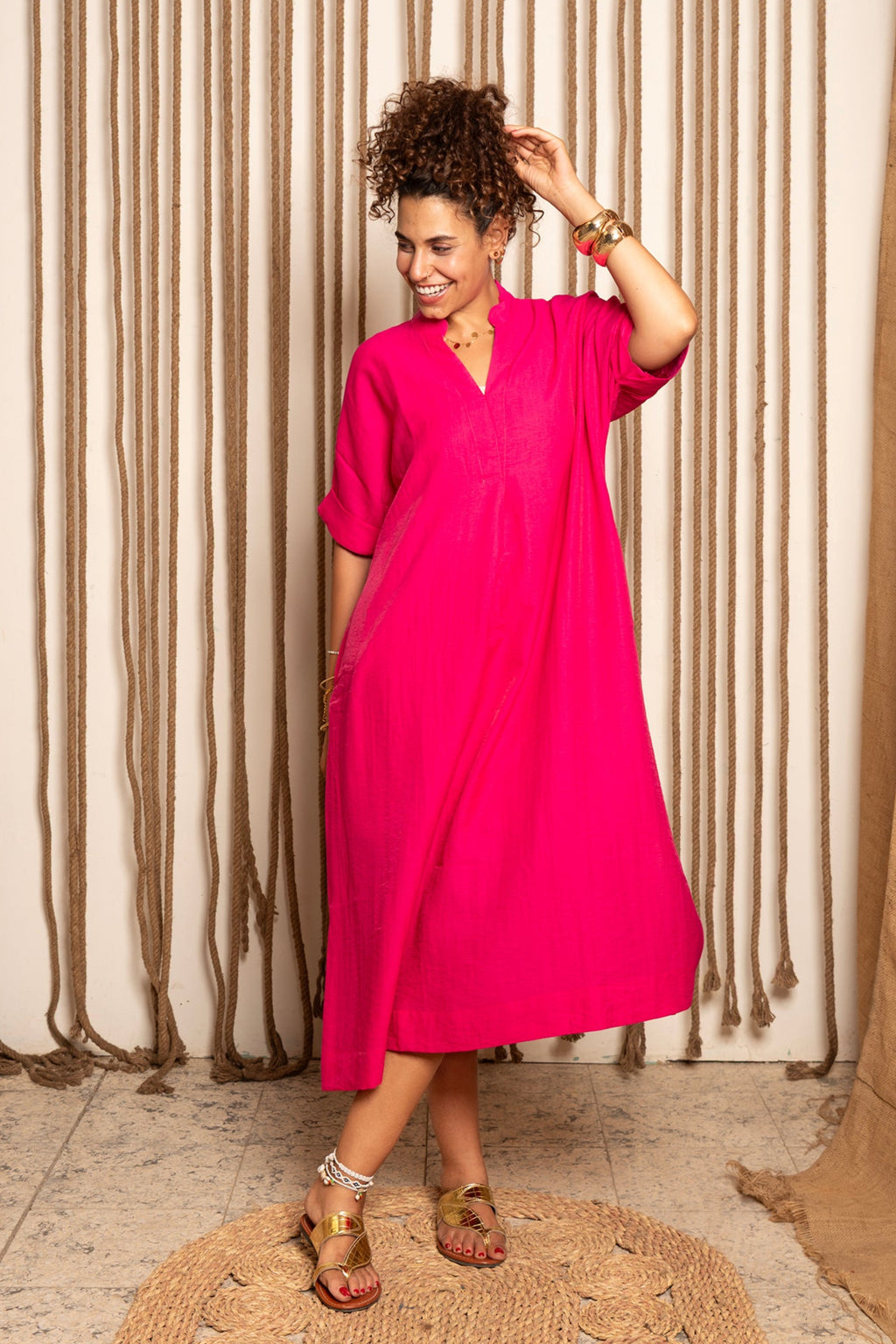 Summer Breeze Linen Dress