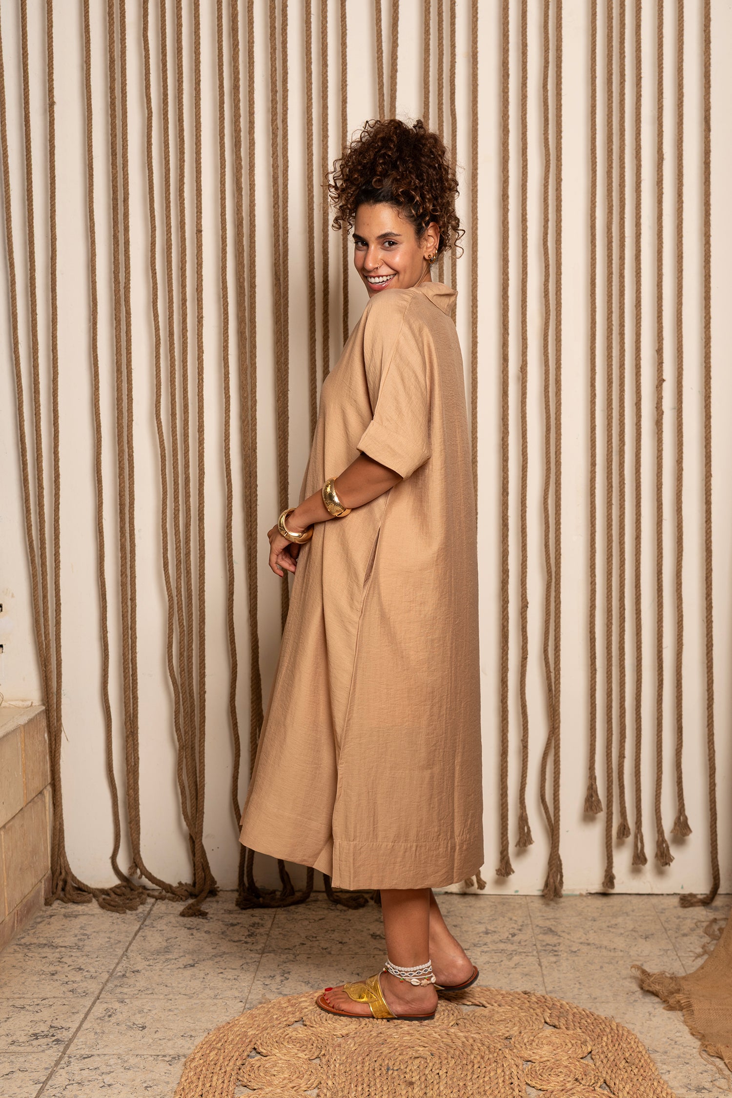 Summer Breeze Linen Dress