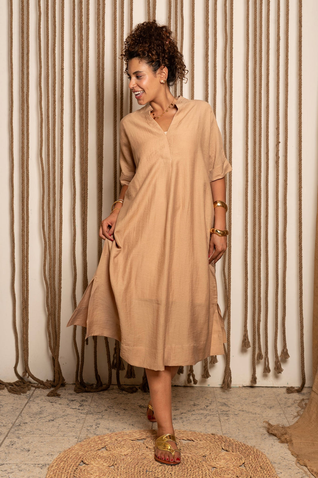 Summer Breeze Linen Dress