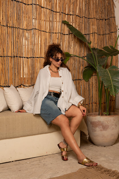 Linen Oversized Shirt