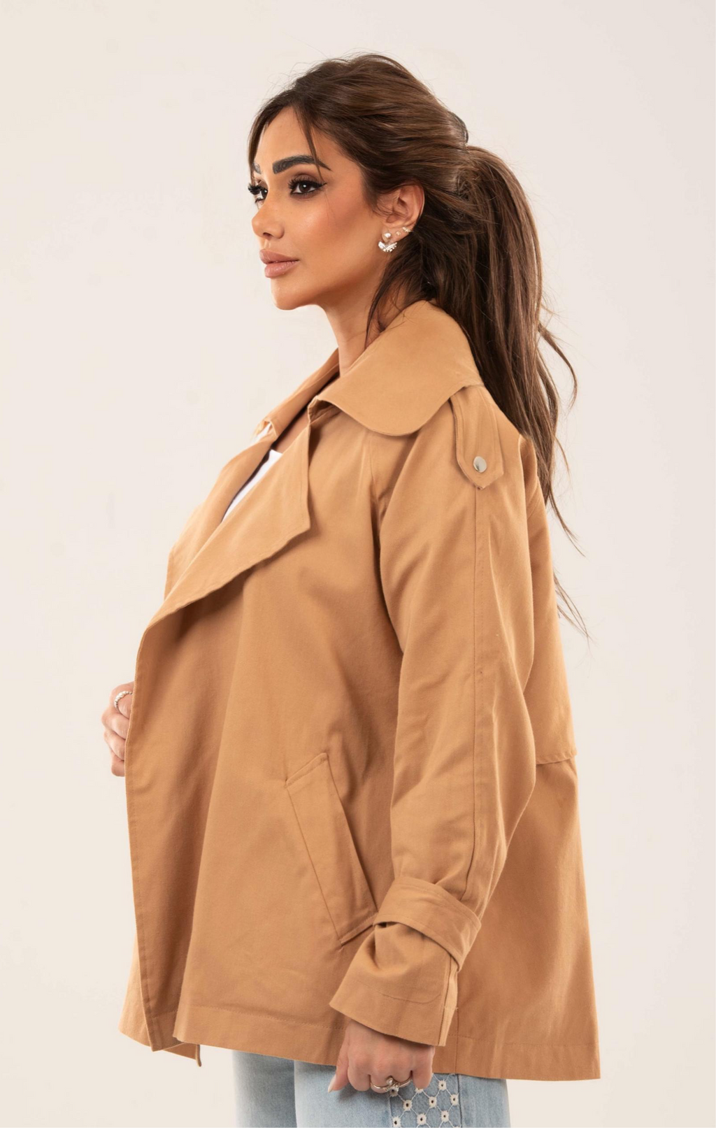 Trench Gaberdine Jacket - Amaze