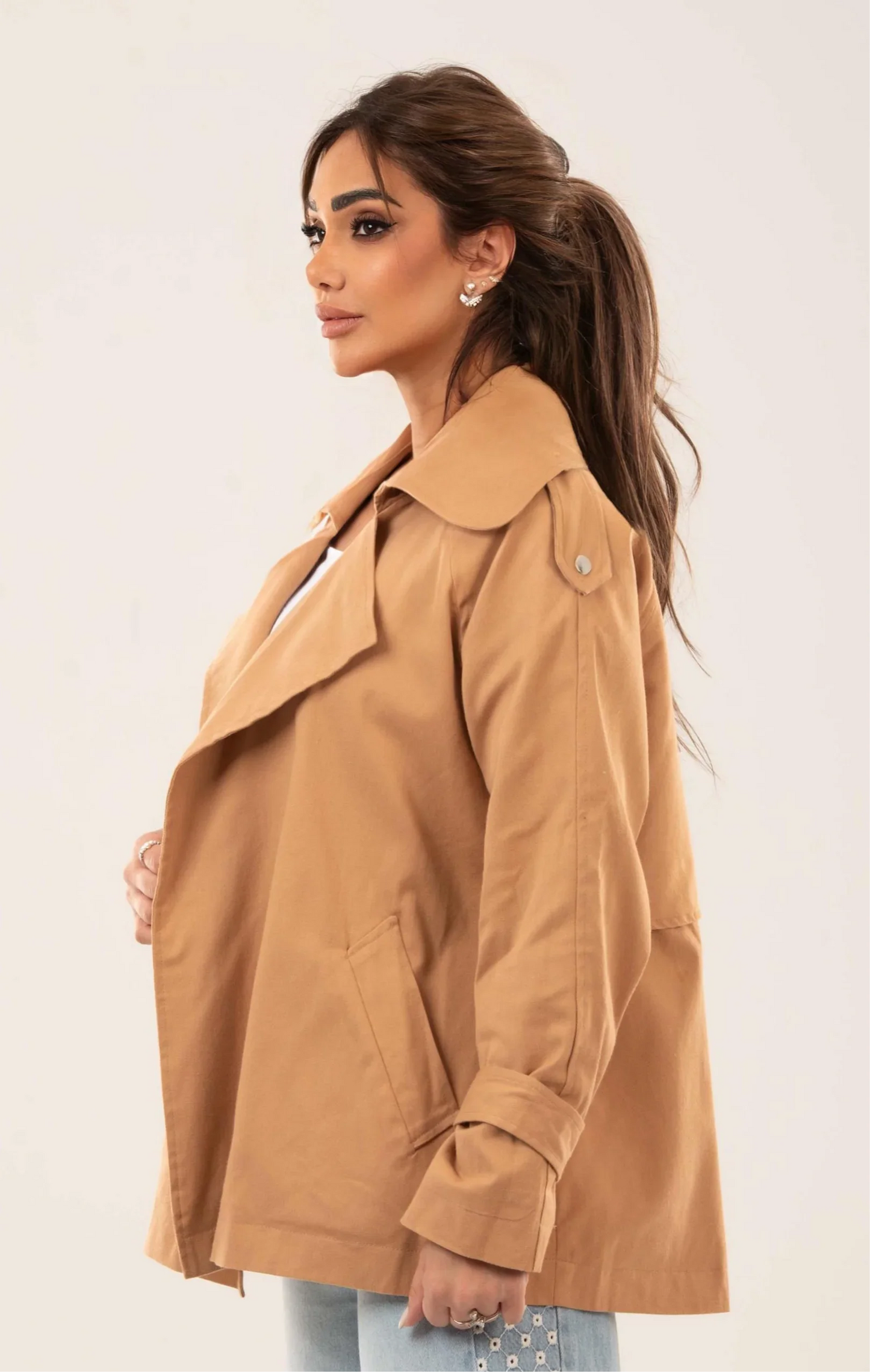 Trench Gaberdine Jacket - Amaze