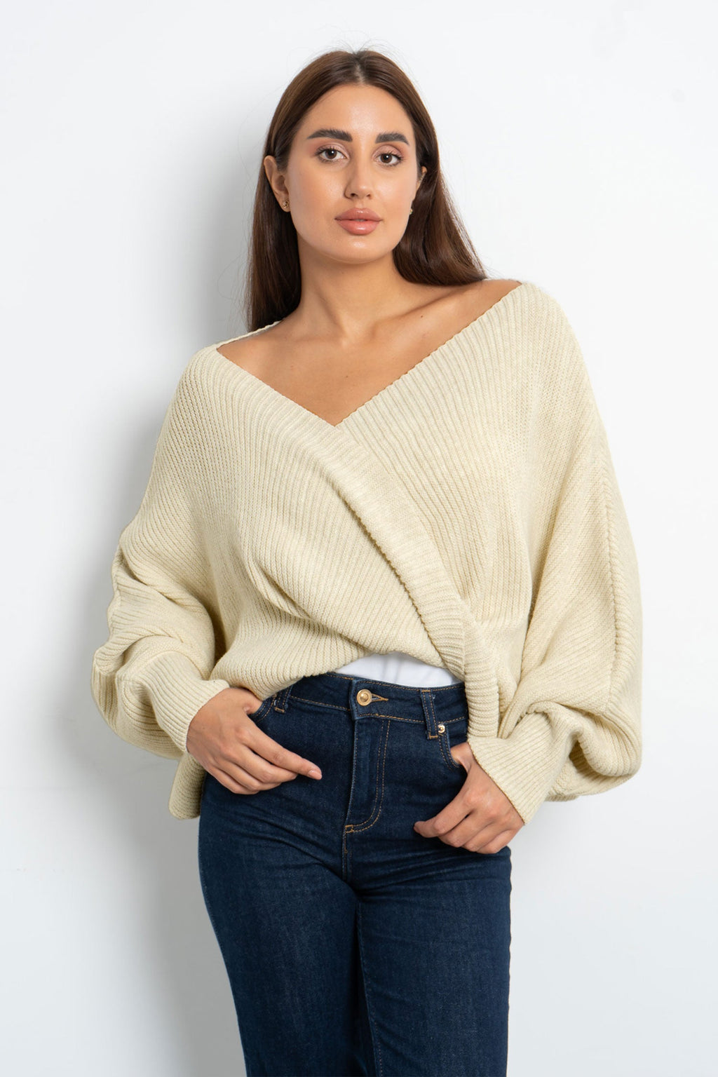 Twisted Knitted Pullover - Amaze