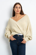 Twisted Knitted Pullover - Amaze