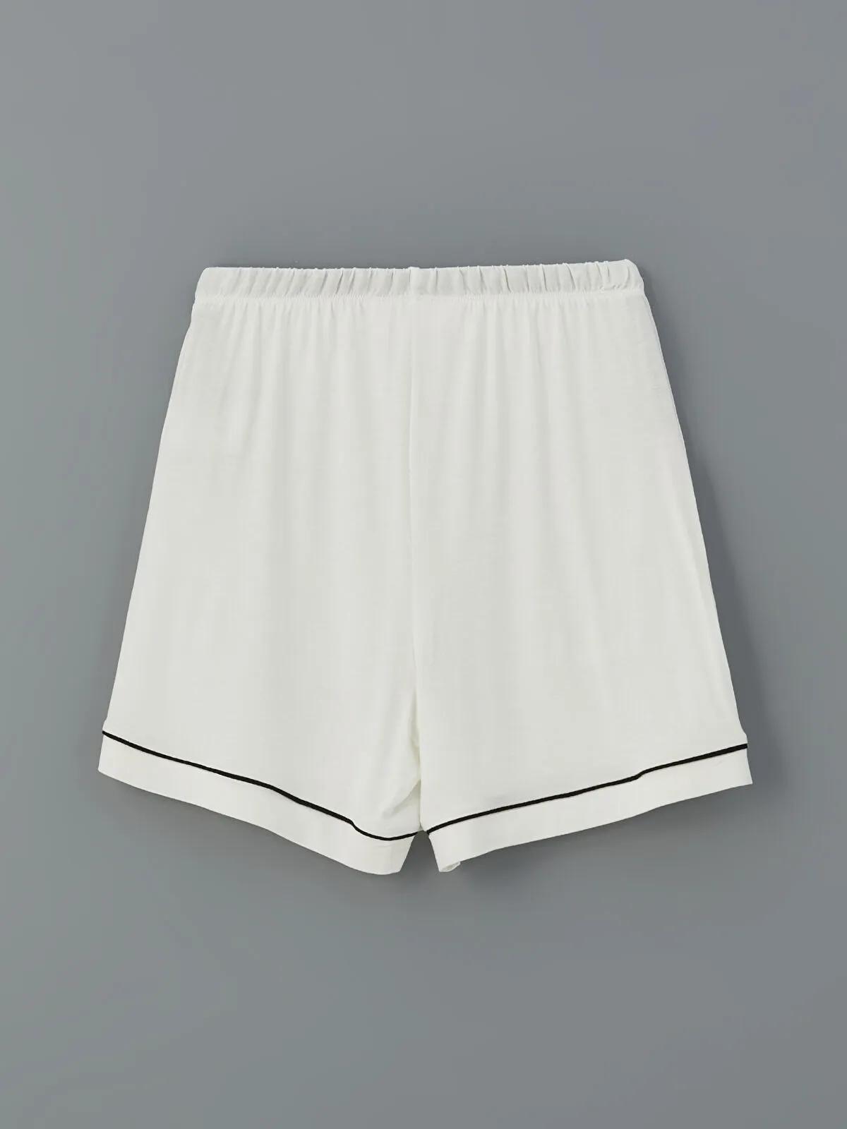 Collared Neck Women's Shortie Pyjama Set