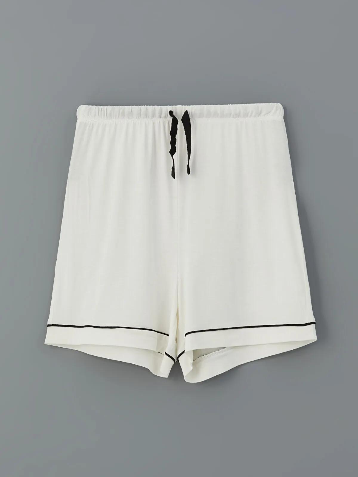 Collared Neck Women's Shortie Pyjama Set