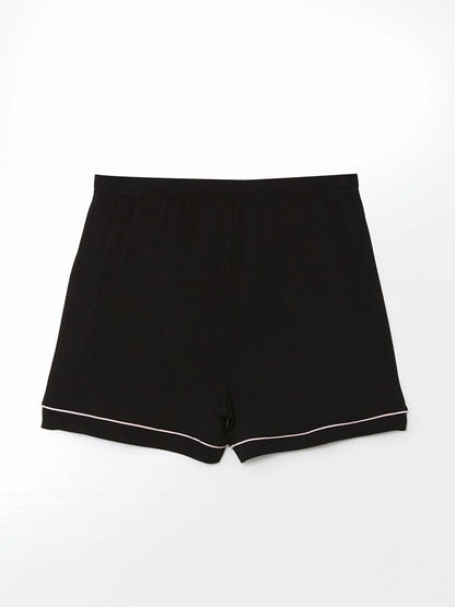Collared Neck Women's Shortie Pyjama Set