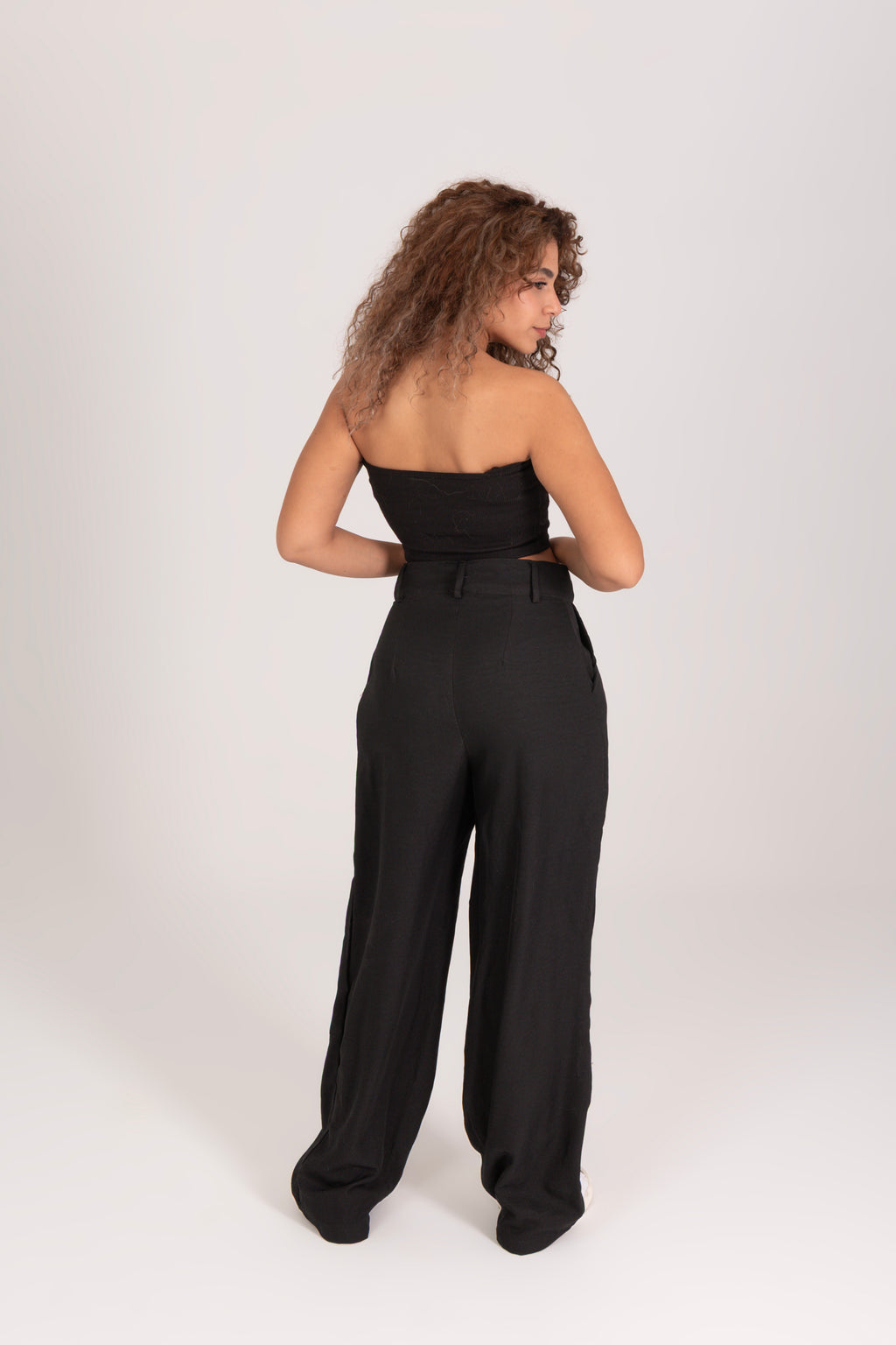 Soft Blended Linen Belted set