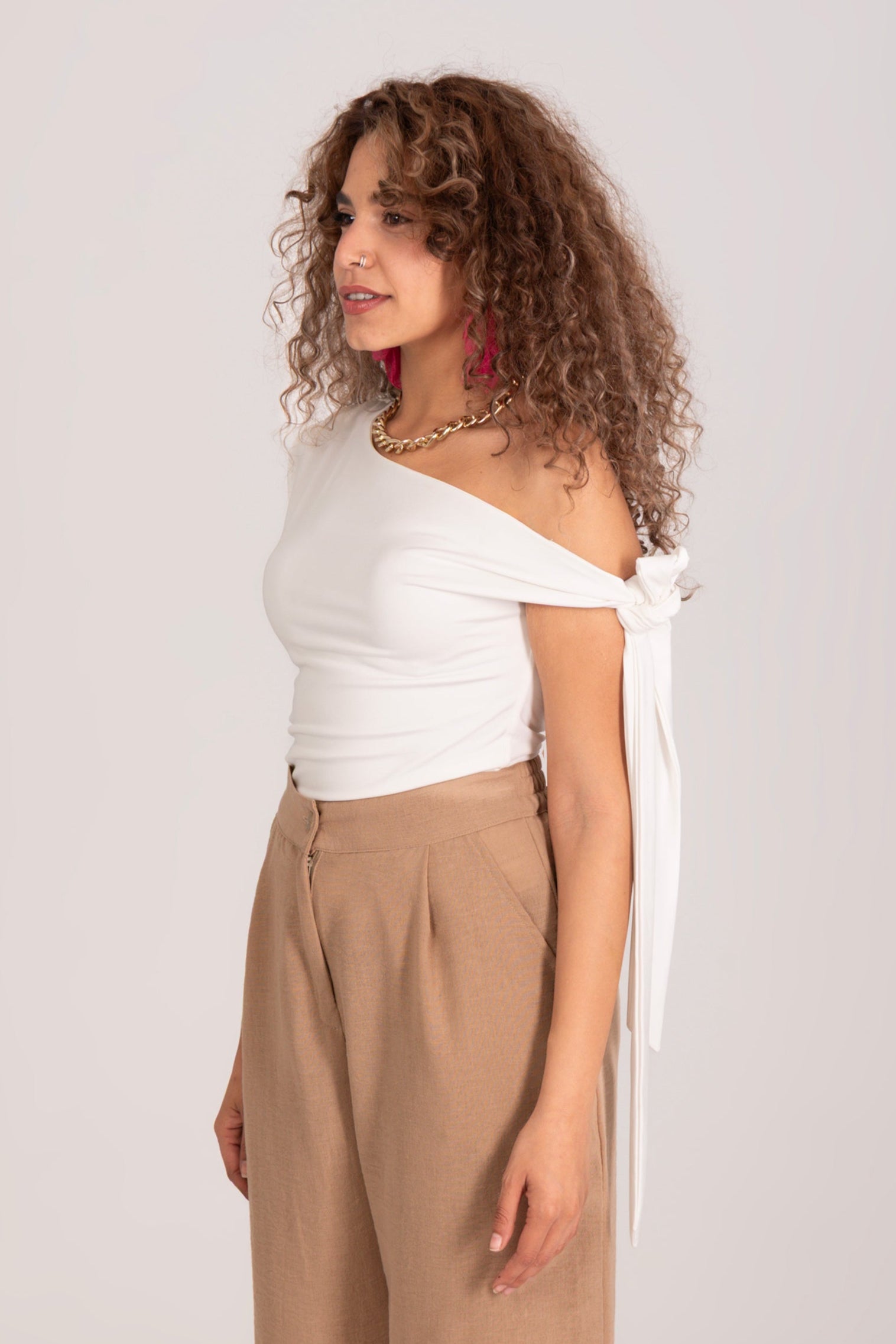 Effortless One-Shoulder Top