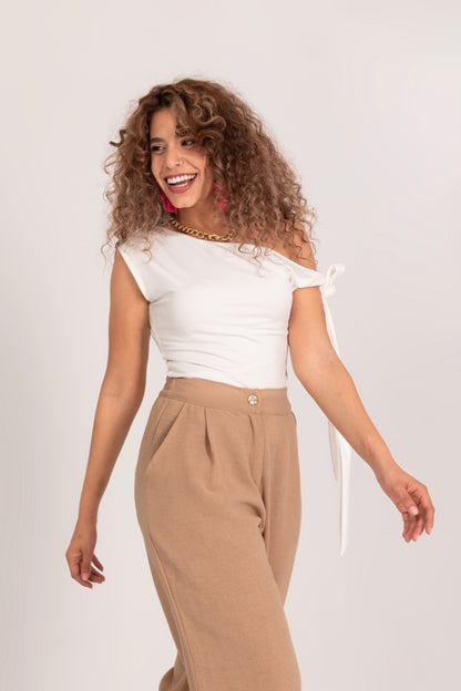 Effortless One-Shoulder Top