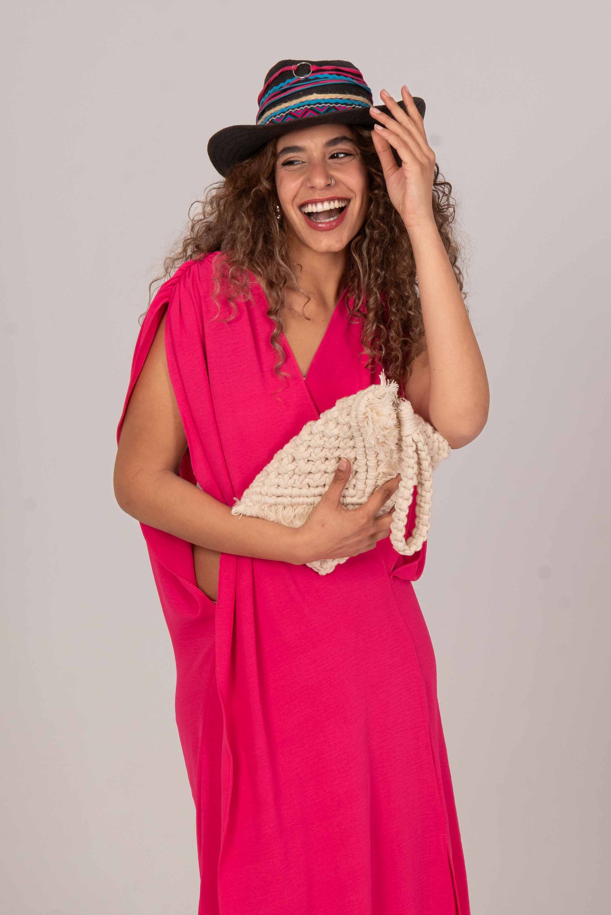 Bohemian Macrame Clutch - Boho Yarn