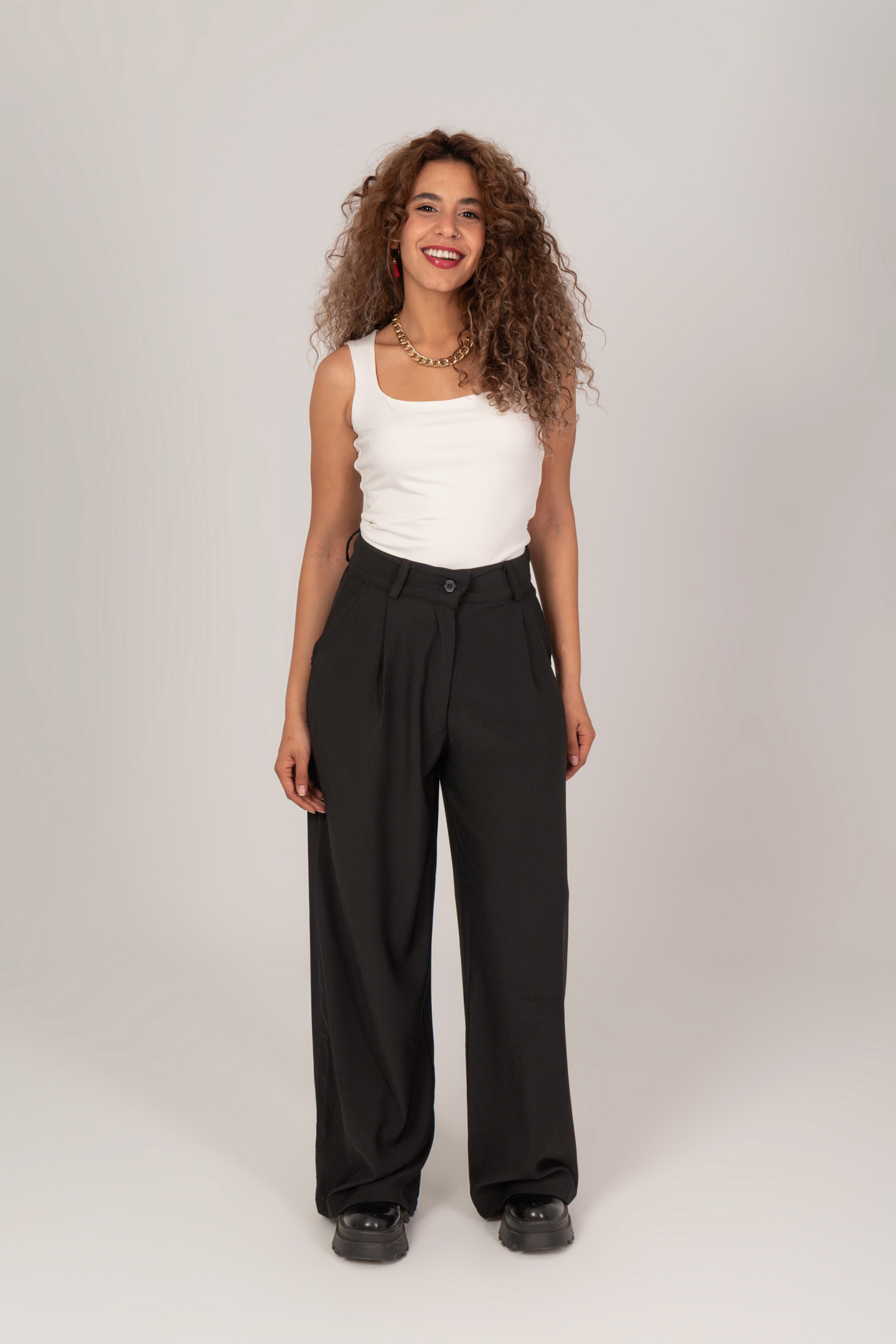 Square Neck Double Layered Tank Top