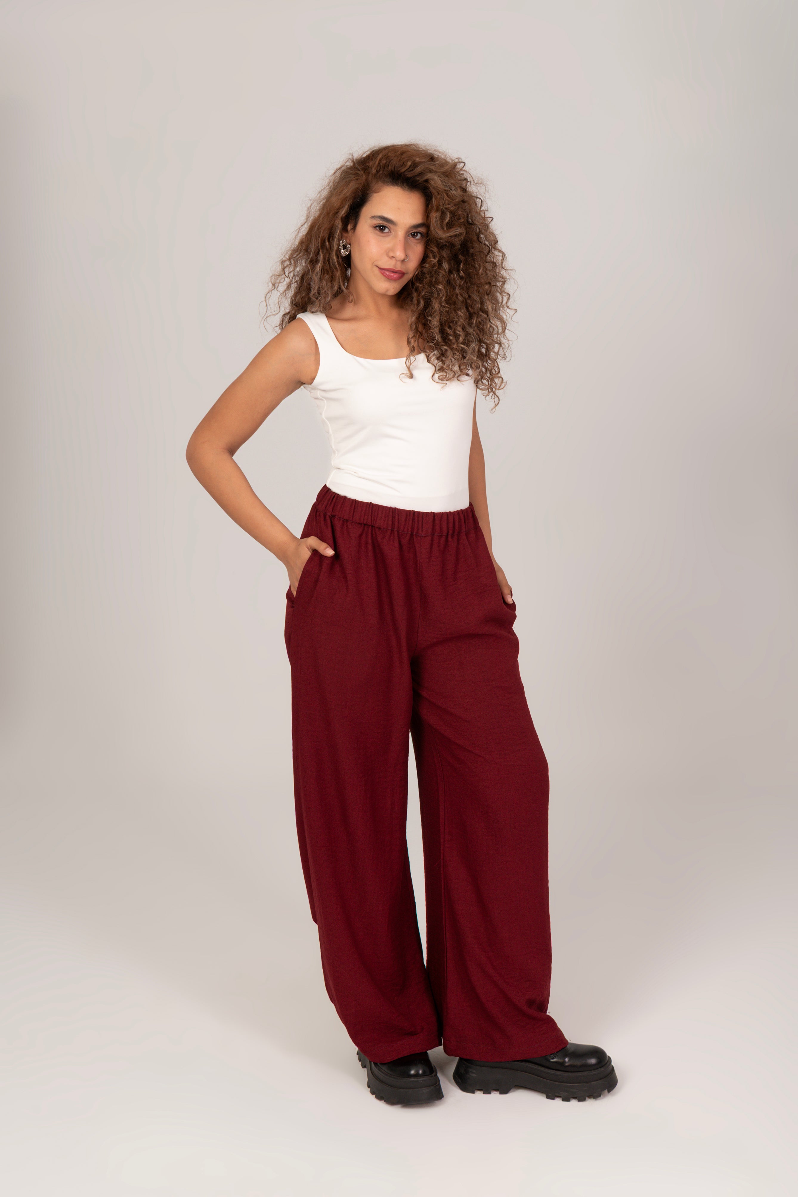 Square Neck Double Layered Tank Top