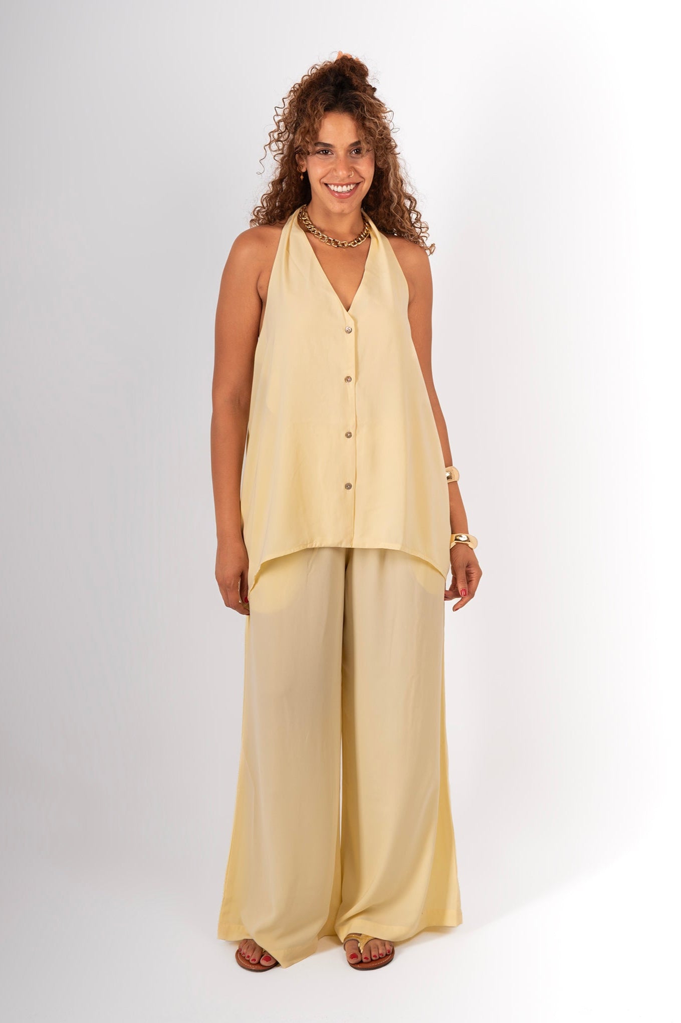 Backless vest set