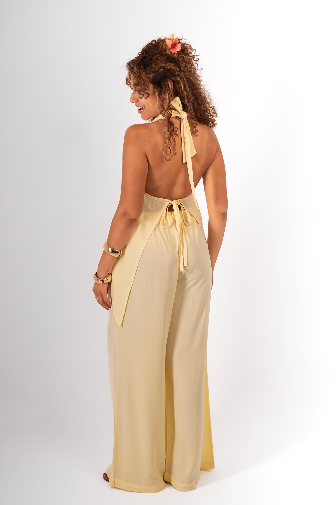 Backless vest set