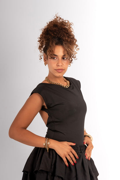 Backless top