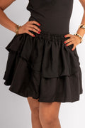 Ruffled Mini Skirt