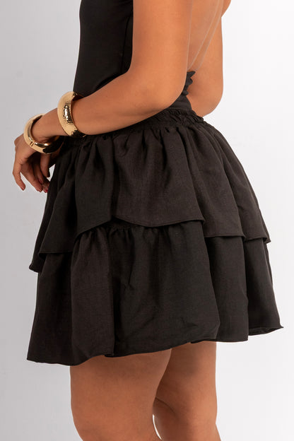 Ruffled Mini Skirt